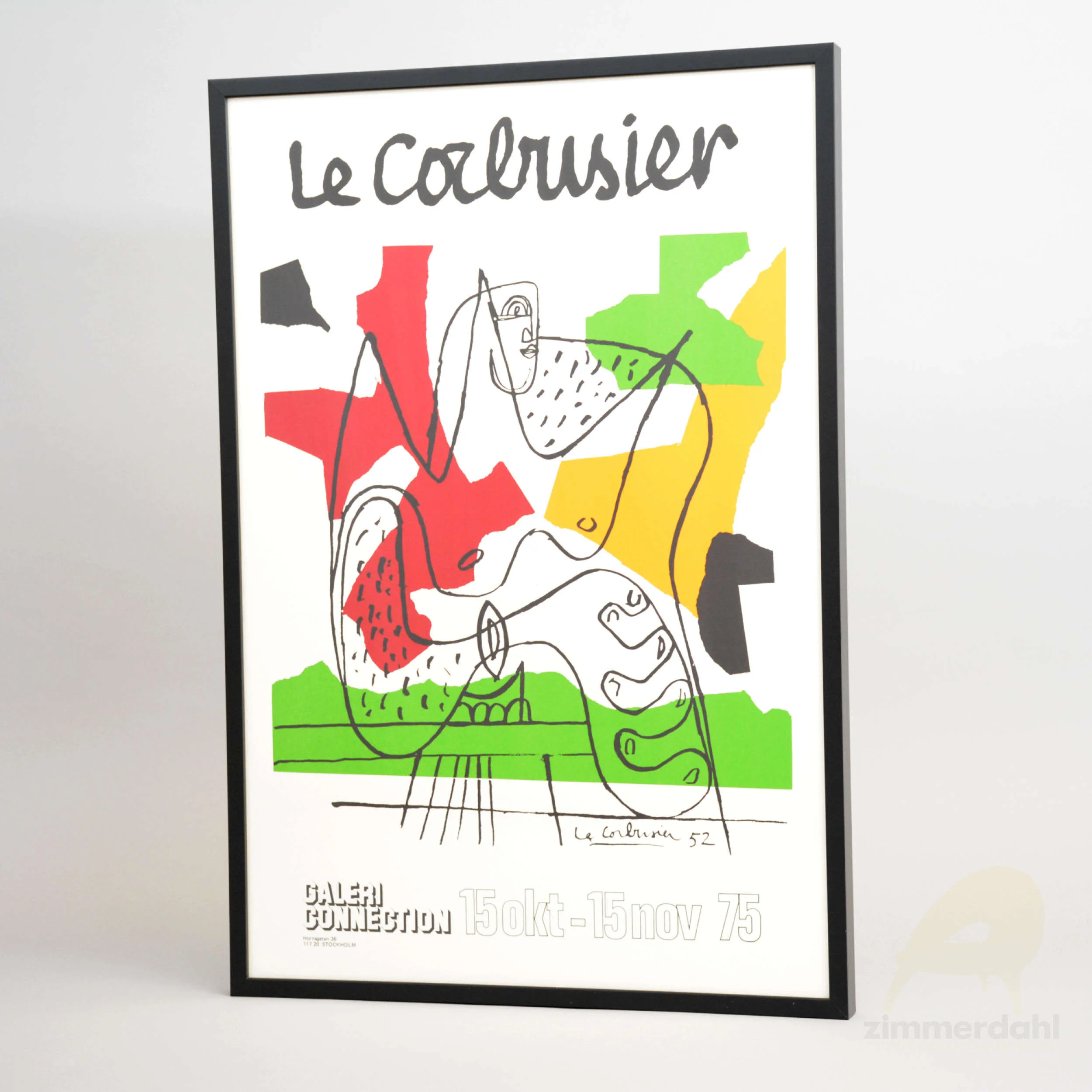Original Exhibition Print, Le Corbusier, France — Scandinavian